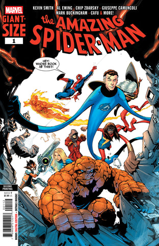 GIANT-SIZE AMAZING SPIDER-MAN #1 GREG CAPULLO 2ND PRINTING VARIANT