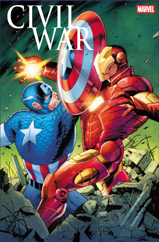 CIVIL WAR #1 FACSIMILE EDITION GREG LAND VARIANT 1:25