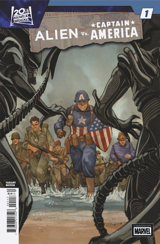 ALIEN VS. CAPTAIN AMERICA #1 PHIL NOTO VARIANT 1:50