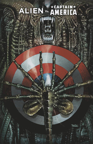 ALIEN VS. CAPTAIN AMERICA #1 DAN PANOSIAN FOIL VARIANT