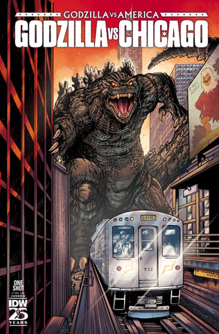Godzilla Vs. America: Chicago CVR B (Seeley)
