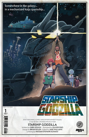 Starship Godzilla [Kai-Sei Era] #1 C (Cafaggi Movie Homage Cover)