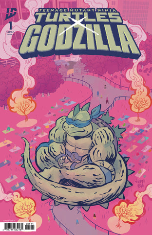 Teenage Mutant Ninja Turtles x Godzilla #1 B (Ba)