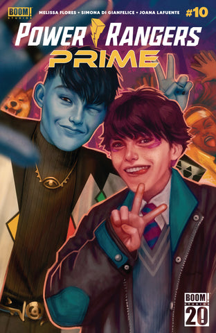 Power Rangers Prime #10 C BOOM 20th Anniversary Variant (Dressed  Puebla)