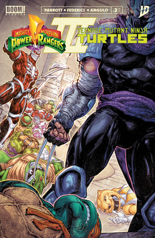 Mighty Morphin Power Rangers/Teenage Mutant Ninja Turtles III #3 B Variant (Dressed  Williams)