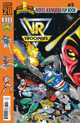 VR Troopers/Power Rangers Flipbook Facsimile Edition #3 A Main (Dressed  Smith)