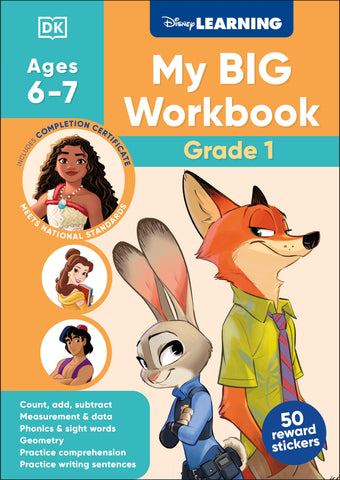 Disney Learning Big Workbook Grade 1 TRADE PAPERBACK
