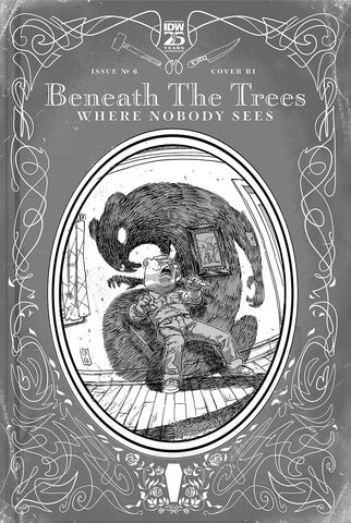 BENEATH TREES WHERE NOBODY SEES #6 CVR C 25 COPY ROSSMO B&W (MR)