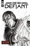 STAR TREK DEFIANT #7 CVR D 1:10 WARD B&W