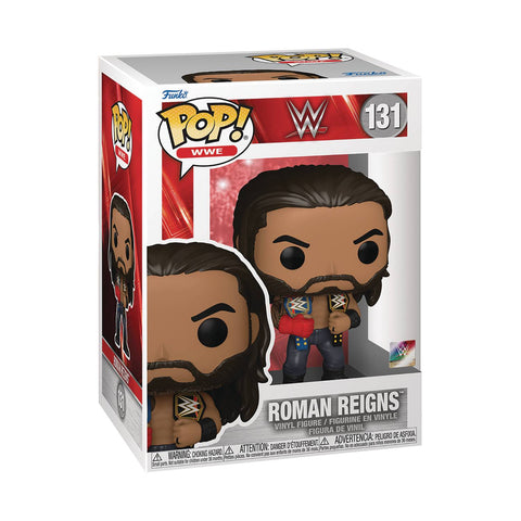 POP WWE ROMAN REIGNS W/BELTS VIN FIG (C: 1-1-2)