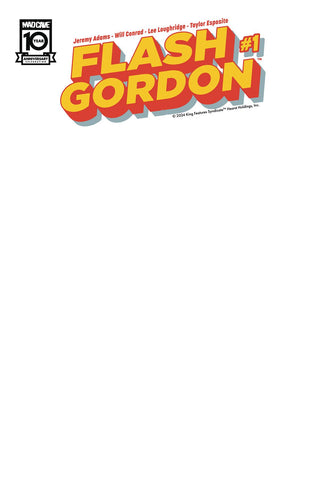 FLASH GORDON #1 CVR D BLANK SKETCH