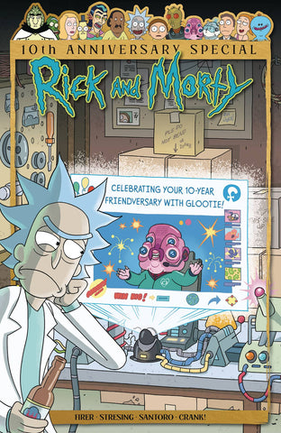 RICK AND MORTY 10TH ANNI SPECIAL #1 CVR B LLOYD (MR)