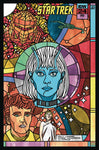 STAR TREK #24 CVR C 10 COPY LENDL STAINED GLASS CONNECT VAR