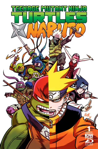 TEENAGE MUTANT NINJA TURTLES X NARUTO #1 CVR G 25 COPY INCV SMITH