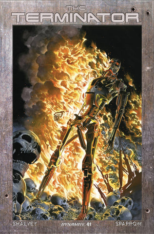 TERMINATOR #1 CVR P 20 COPY INCV ROSS BURNING EARTH ICON FOIL