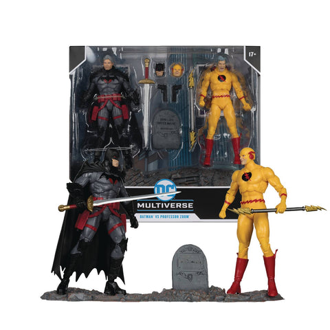 DC COLLECTOR 7IN THOMAS WAYNE BATMAN & ZOOM AF 2PK