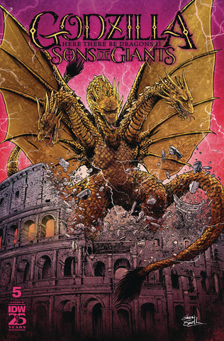 GODZILLA HERE THERE BE DRAGONS II SONS OF GIANTS #5 CVR B