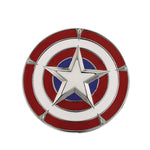 MARVEL CAPTAIN AMERICA SHIELD 3X3 BELT BUCKLE