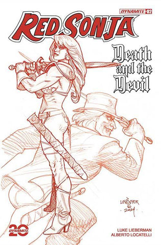 RED SONJA DEATH AND THE DEVIL #2 CVR L 7 COPY FOC LINSNER RE