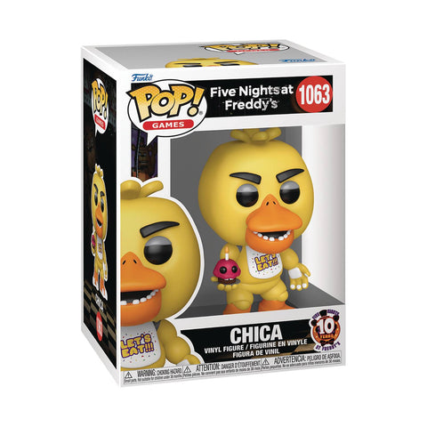 POP GAMES FNAF 10Y ANNIVERSARY CHICA FIG (C: 1-1-2)