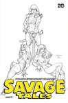 SAVAGE TALES WINTER 2025 SP #1 CVR F 10 COPY INCV LINSNER LINE ART