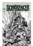 SKINBREAKER #1 2025 ASHCAN PROMO Retailer Exclusive Finch B&W Variant Image Kirkman
