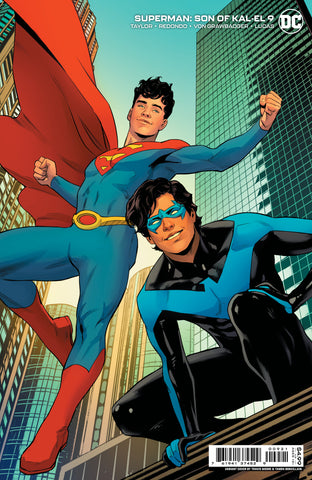 SUPERMAN SON OF KAL-EL #9 CVR B TRAVIS MOORE & TAMRA BONVILLAIN CARD STOCK VAR