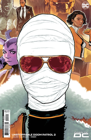 UNSTOPPABLE DOOM PATROL #2 (OF 6) CVR C JEFF SPOKES GLOW-IN-THE-DARK CARD STOCK VAR