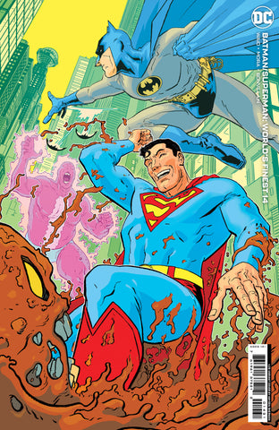 BATMAN SUPERMAN WORLDS FINEST #14 CVR D INC 1:25 HAYDEN SHERMAN CARD STOCK VAR