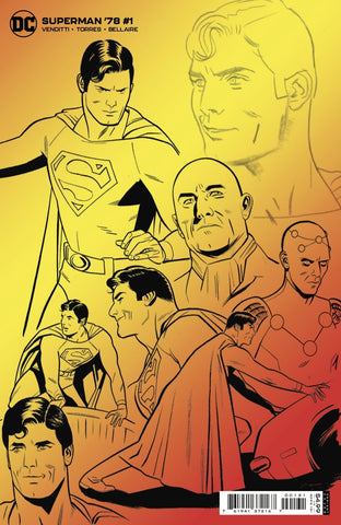SUPERMAN 78 #1 (OF 6) INC 1:25 WILFREDO TORRES DESIGN CARD STOCK