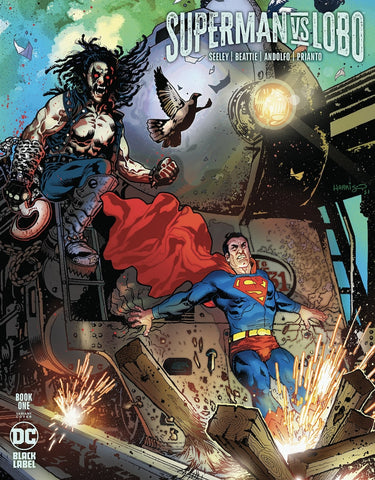 SUPERMAN VS LOBO #1 (OF 3) CVR C TONY HARRIS VAR
