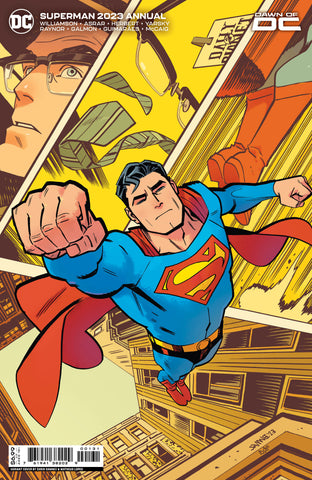 SUPERMAN 2023 ANNUAL #1 (ONE SHOT) CVR C CHRIS SAMNEE CARD STOCK VAR