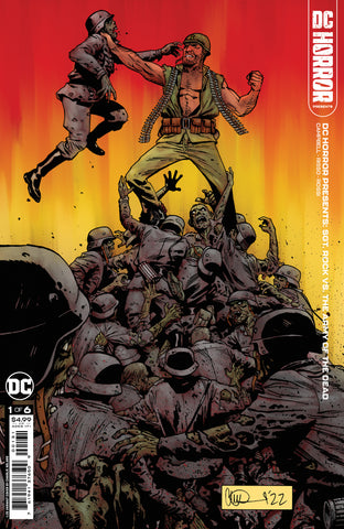 DC HORROR PRESENTS SGT ROCK VS THE ARMY OF THE DEAD #1 (OF 6) CVR D INC 1:25 CHARLIE ADLARD CARD STOCK VAR (MR)