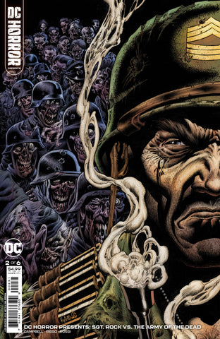 DC HORROR PRESENTS SGT ROCK VS THE ARMY OF THE DEAD #2 (OF 6) CVR C INC 1:25 KYLE HOTZ CARD STOCK VAR (MR)