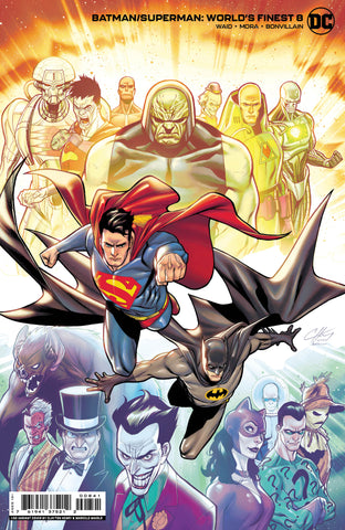 BATMAN SUPERMAN WORLDS FINEST #8 CVR D INC 1:50 CLAYTON HENRY CARD STOCK VAR