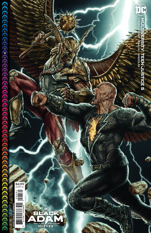 MULTIVERSITY TEEN JUSTICE #5 (OF 6) CVR C LEE BERMEJO BLACK ADAM MOVIE CARD STOCK VAR