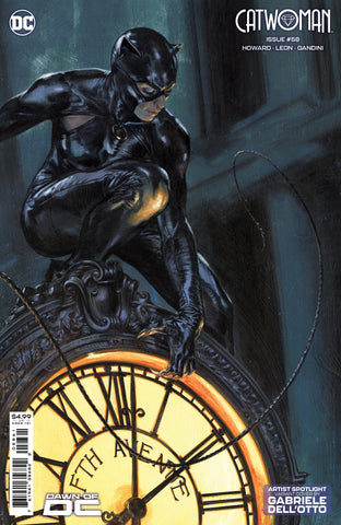 CATWOMAN #58 CVR D GABRIELE DELL OTTO ARTIST SPOTLIGHT CARD STOCK VAR (BATMAN CATWOMAN THE GOTHAM WAR)