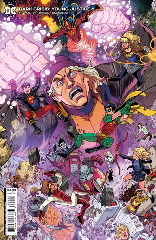 DARK CRISIS YOUNG JUSTICE #6 (OF 6) CVR B TODD NAUCK CARD STOCK VAR