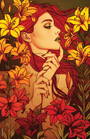 POISON IVY #6 CVR E INC 1:50 JENNY FRISON FOIL CARD STOCK VAR