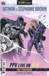 BATMAN VS ROBIN #3 (OF 5) CVR H MARIO FOX FOCCILLO FIGHT POSTER BATMAN VS SPOILER CARD STOCK VAR
