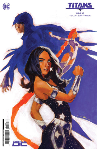 TITANS #5 CVR F INC 1:25 GERALD PAREL CARD STOCK VAR