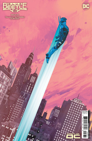 BLUE BEETLE #3 CVR B MIKEL JANIN CARD STOCK VAR