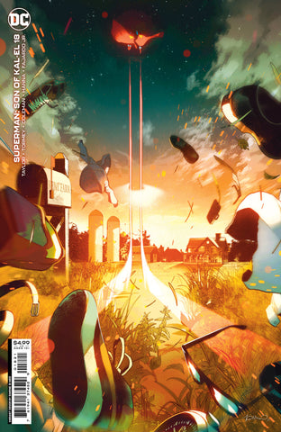 SUPERMAN SON OF KAL-EL #18 CVR B SIMONE DI MEO CARD STOCK VAR (KAL-EL RETURNS)