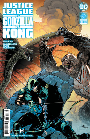 JUSTICE LEAGUE VS GODZILLA VS KONG #3 (OF 7) CVR A DREW JOHNSON