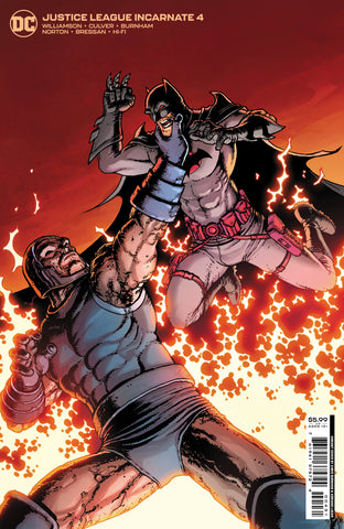 JUSTICE LEAGUE INCARNATE #4 (OF 5) CVR C INC 1:25 CHRIS BURNHAM CARD STOCK VAR