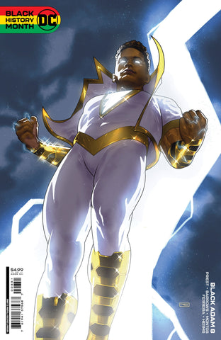 BLACK ADAM #8 (OF 12) CVR D TAURIN CLARKE BLACK HISTORY MONTH CARD STOCK VAR