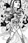WONDER GIRL #1 INC 1:50 JOELLE JONES B&W CARD STOCK VAR