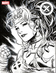 X-MEN 7 CHEUNG HEADSHOT SKETCH VARIANT