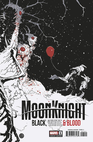 MOON KNIGHT: BLACK  WHITE & BLOOD 1 BACHALO VARIANT