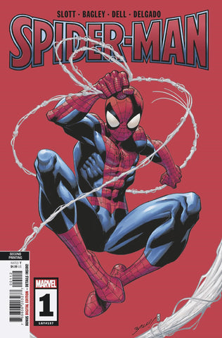 SPIDER-MAN 1 BAGLEY 2ND PRINTING VARIANT